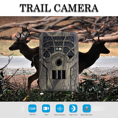 Le mouvement de vision nocturne de PR300C 5MP Trail Cameras With a activé la pleine Hd vidéo imperméable de 720p