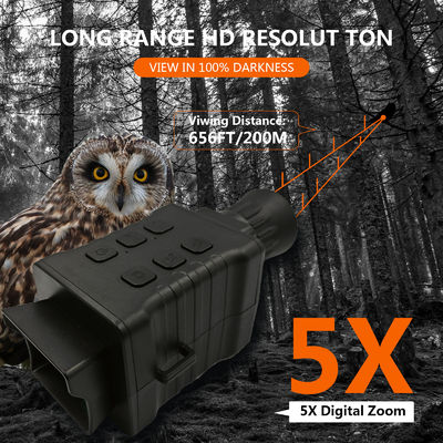 Caméra ultra-légère monoculaire infrarouge de la vision nocturne HD de NV3000B 4K Digital avec 36MP