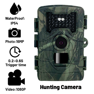 caméra 16Mp de jeu de 15m IR IP54 1080P Hd chassant la caméra de surveillance de faune