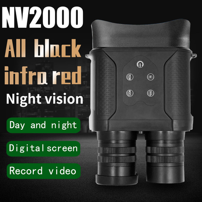 Jumelles de chasse infrarouges de l'écart-type 32GB des lunettes de la vision NV2000 nocturne HD 1080P 12MP