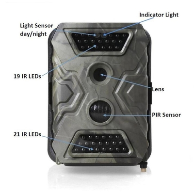 GSM MMS 3G chassant la caméra de faune de smtp 12MP 1080P HD de caméra de traînée