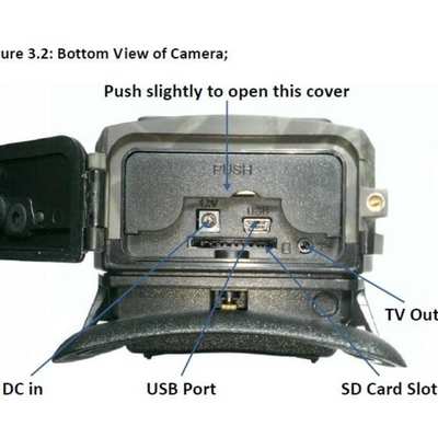 GSM MMS 3G chassant la caméra de faune de smtp 12MP 1080P HD de caméra de traînée