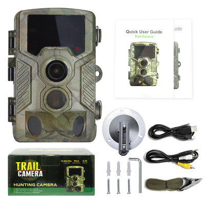 2,4 radio extérieure de caméra de faune de la caméra 46pcs 940nm 16MP 1080P de chasse de l'affichage à cristaux liquides HD de pouce