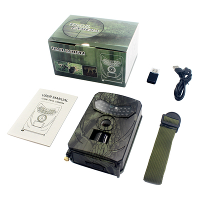 PR100C Hunter Trail Camera 26pcs LED 940nm 12MP 1080P IP56 imperméable