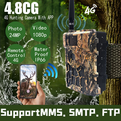 4,8 caméra mobile 24MP LTE 4G Sim Card de traînée de CG.