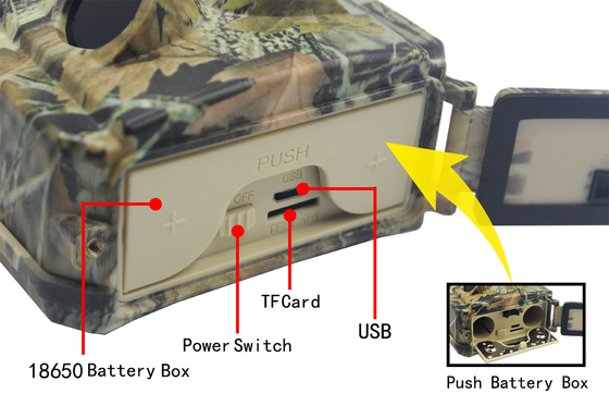 PR400 Hunter Trail Camera 1080p imperméabilisent la came de jeu de CMOS 15m Wildview