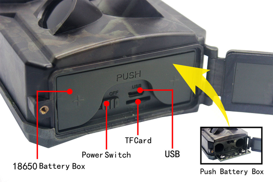 PR400C Hunter Trail Camera 12MP IP54 30FPS imperméable