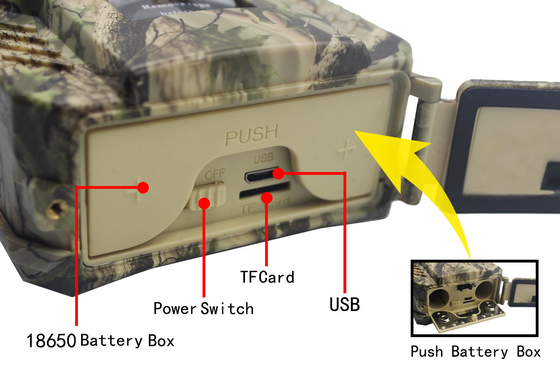 Lumières imperméables 720P de PR300A Hunter Trail Camera IP54 46pcs IR