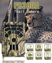 Lumières imperméables 720P de PR300A Hunter Trail Camera IP54 46pcs IR