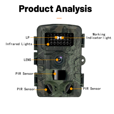 Caméra 36MP 1080P IP66 de traînée de PR700 HD imperméable