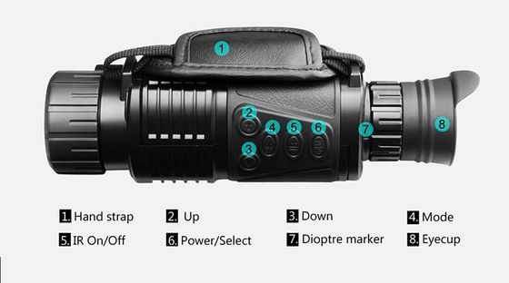 NV2180 monoculaire extérieur monoculaire du camp 13MP Day And Night de la vision nocturne HD