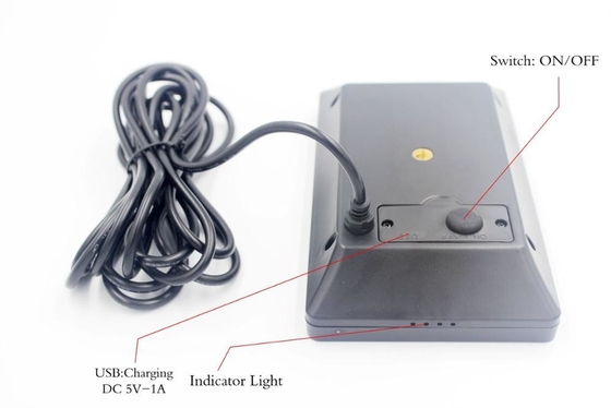 chasse de batterie de la boussole 2400mAh de trépied de panneau solaire de caméra de traînée de 9V 1.6W