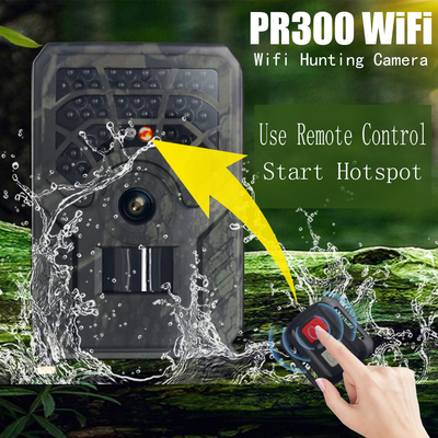 PR300C WiFi chassant la caméra 15m IR IP56 24MP imperméable