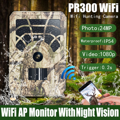 PR300A Wifi chassant la caméra IP56 36MP imperméable